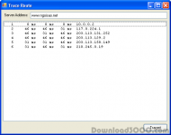 .NET Trace Route Component screenshot